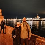 Балтийское море, фото отдыхающего в апреле