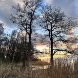 Балтийское море, фото отдыхающего в апреле