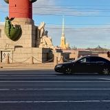 Балтийское море, фото отдыхающего в апреле