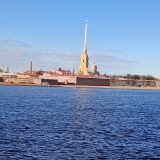 Балтийское море, фото отдыхающего в апреле