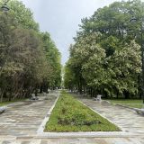 Москва, фото отдыхающего в мае