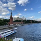 Москва, фото отдыхающего в июне