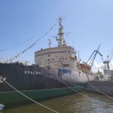 Балтийское море, фото отдыхающего в мае