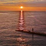 Черное море, фото отдыхающего в июле