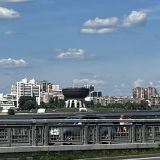 Река Волга, фото отдыхающего в июле