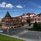 Река Волга, фото отдыхающего в июле