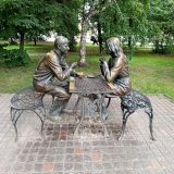 Омск, фото отдыхающего в июле