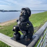 Рыбинское водохранилище, фото отдыхающего в августе