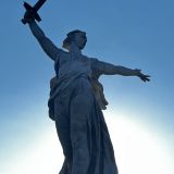Река Волга, фото отдыхающего в августе