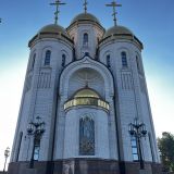 Река Волга, фото отдыхающего в августе