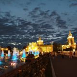 Москва, фото отдыхающего в августе