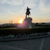 Санкт-Петербург, фото отдыхающего в августе