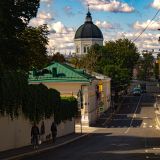 Москва, фото отдыхающего в августе