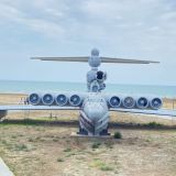 Каспийское море, фото отдыхающего в августе
