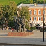 Нижний Новгород, фото отдыхающего в августе