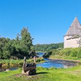Село Старая Ладога, фото отдыхающего в августе