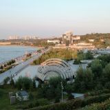 Река Волга, фото отдыхающего в августе