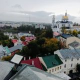 Витебск, фото отдыхающего в сентябре