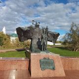 Витебск, фото отдыхающего в сентябре