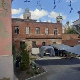 Вид из окна во двор