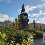 Финский залив, фото отдыхающего в сентябре