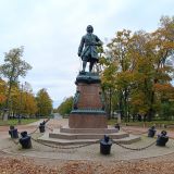 Финский залив, фото отдыхающего в сентябре