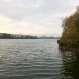 Куйбышевское водохранилище, фото отдыхающего в сентябре