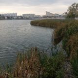 Куйбышевское водохранилище, фото отдыхающего в сентябре