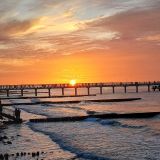 Зеленоградск, фото отдыхающего в октябре