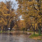 Центральная Россия, фото отдыхающего в октябре