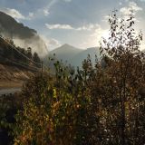 Кавказ, фото отдыхающего в октябре