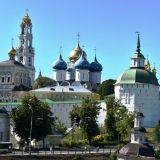 Вид на Лавру с горы около отеля АристократЪ
