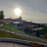 Река Волга, фото отдыхающего в октябре