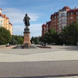 Река Волга, фото отдыхающего в сентябре