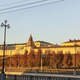 Река Волга, фото отдыхающего в октябре